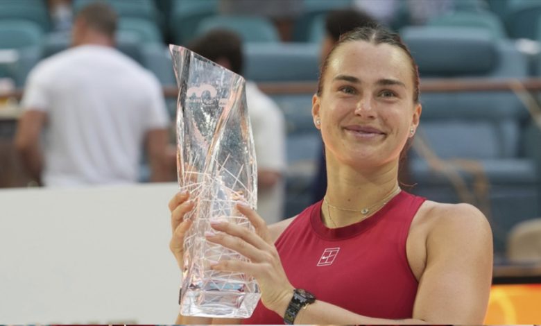 फाइनल में जेसिका पेगुला को हराकर सबालेंका ने जीता 19वां टूर खिताब 1 फाइनल में जेसिका पेगुला को हराकर सबालेंका ने जीता 19वां