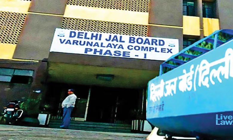 बकाया बिलों की वसूली के लिए दिल्ली जल बोर्ड बना