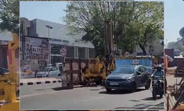 भोपाल मेट्रो की दूसरी ब्लू लाइन के लिए मिट्‌टी की