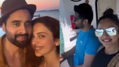 मालदीव में छुट्टियां मनाते कैमरे में कैद हुए रकुल और