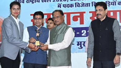 मुख्यमंत्री विष्णुदेव साय ने किया खिलाड़ियों का सम्मान कहा आपने