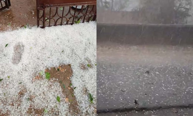 मौसम का कहर 10 जिलों में तेज हवा के साथ