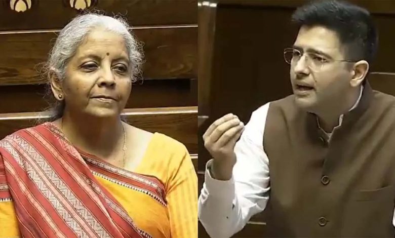 राघव चड्ढा ने भारत की कर प्रणाली पर गंभीर सवाल