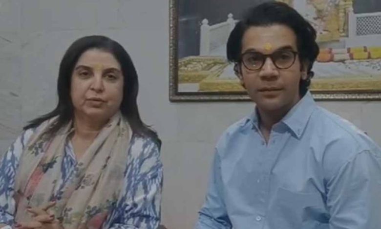 राजकुमार राव संग शिरडी पहुंचीं फराह खान किए साईं बाबा