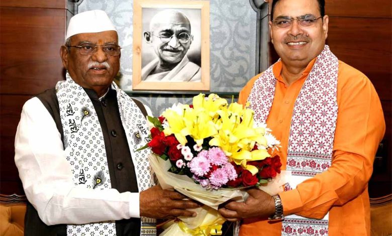 राज्यपाल बागडे से मुख्यमंत्री श्री शर्मा ने की मुलाकात राज्य