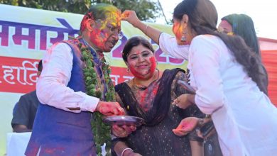 रायपुर प्रेस क्लब के होली मिलन समारोह में मुख्यमंत्री श्री