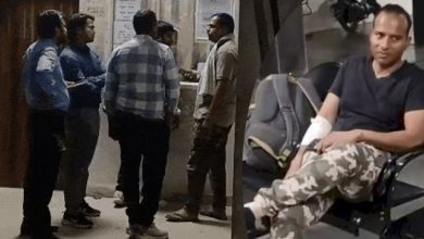 सागर में पुलिस टीम पर हमला जान बचाकर भागेमहिलाओं और