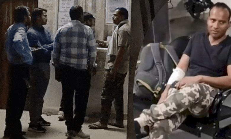 सागर में पुलिस टीम पर हमला, जान बचाकर भागे,महिलाओं और लोगों ने टीम को घेरा; पथराव में दो जवान घायल 1 सागर में पुलिस टीम पर हमला जान बचाकर भागेमहिलाओं और