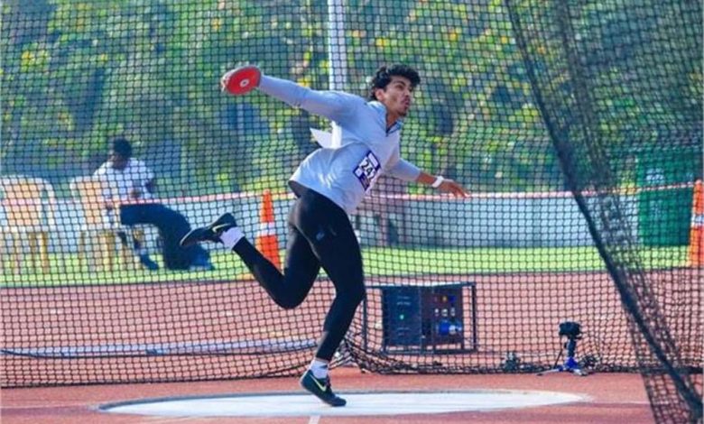 हरियाणा के उज्जवल चौधरी ने पुरुषों के चक्का फेंक में