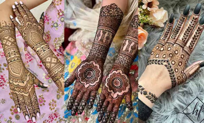 हाथों पर रचाएं खूबसूरत मेहंदी