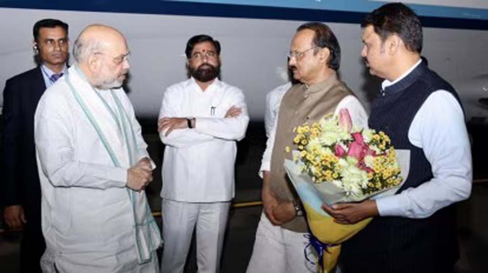 अमित शाह ने अपने दो दिवसीय महाराष्ट्र दौरे के दौरान