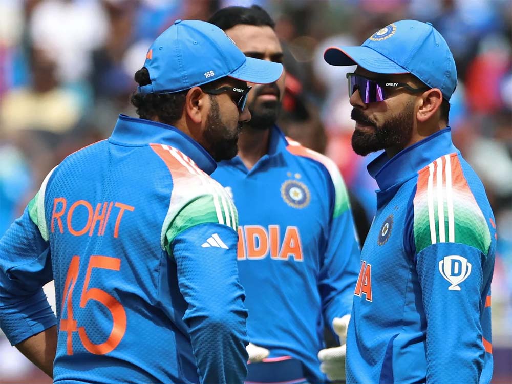 क्रिकेट के दिग्गज खिलाड़ी रोहित शर्मा और विराट कोहली का