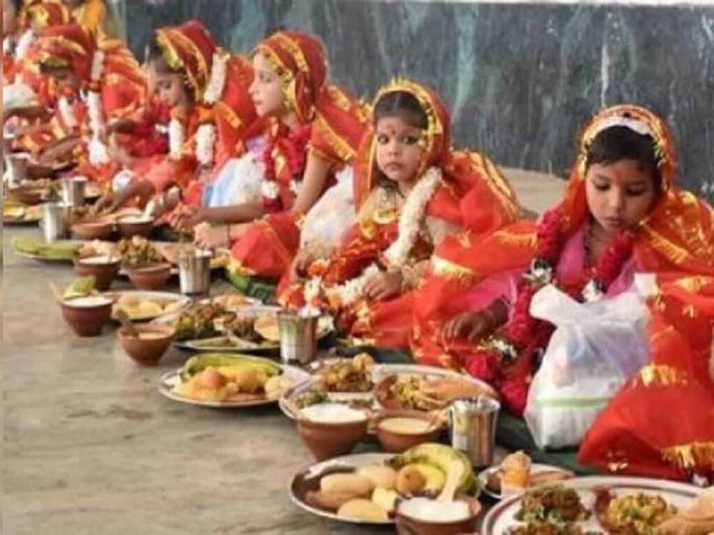 नवरात्रि में वास्तु शास्त्र के अनुसार करें कन्या पूजन मिलेगा