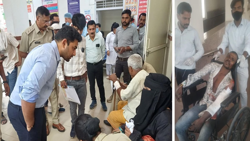 पथरौटा पुलिया के पास यात्री बस पलटी हादसे में एक