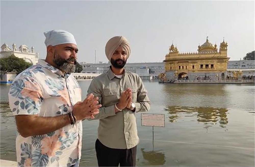 पैरालंपिक और अर्जुन पुरस्कार विजेता हरविंदर सिंह श्री दरबार साहिब