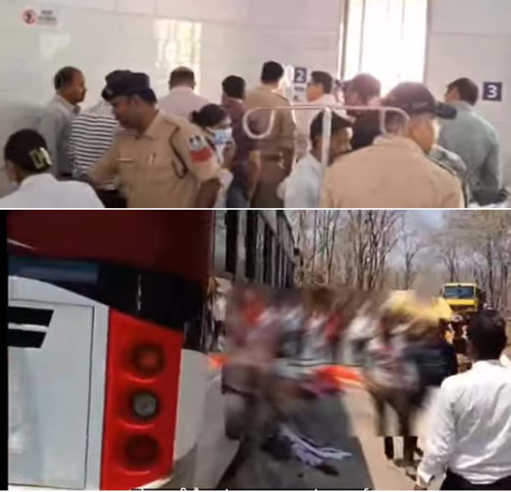 बस और ऑटो की भिड़ंत से तीन की मौत