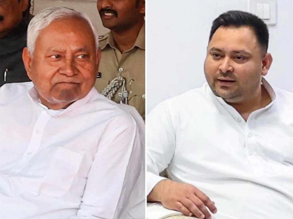 बिहार में राज्य में दो गठबंधन एनडीए और महागठबंधन के