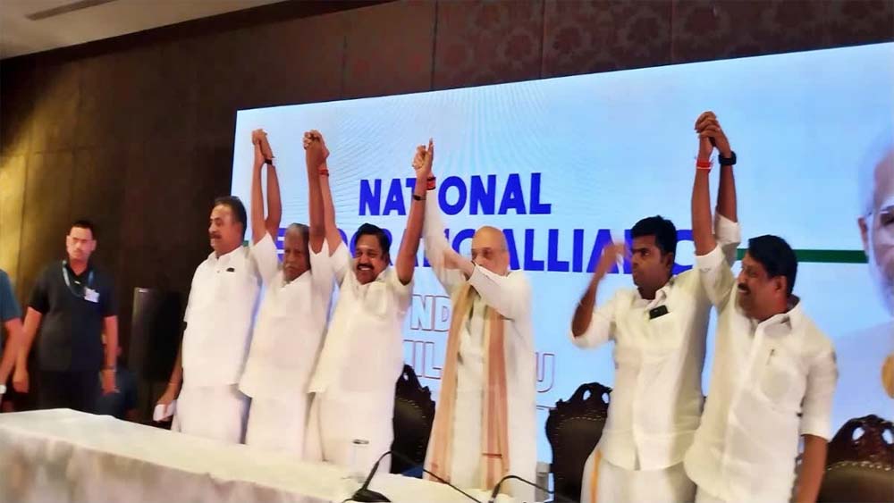 भाजपा और एआईएडीएमके के इस गठबंधन से राज्यसभा के गणित