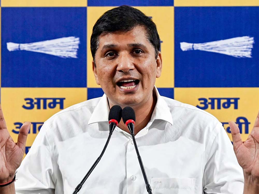 भाजपा के मुस्लिम नेता पर तमतमा गए सौरभ भारद्वाज एक