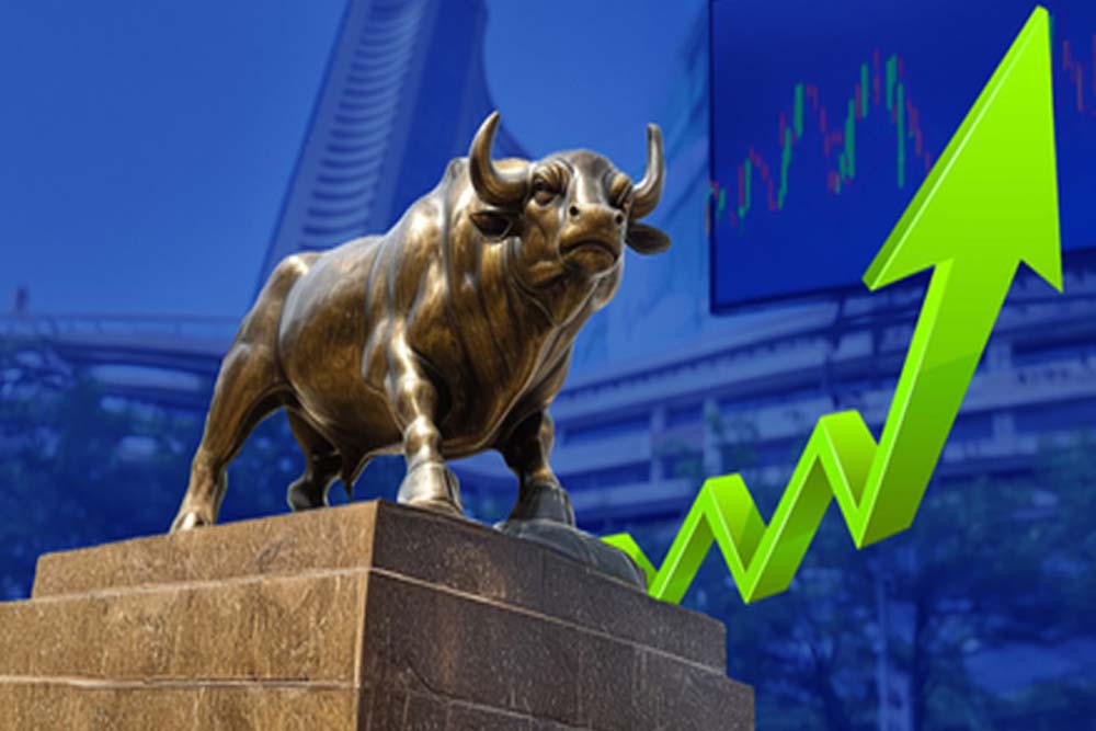 भारतीय शेयर बाजार के कारोबारी सत्र में बड़ी तेजी के