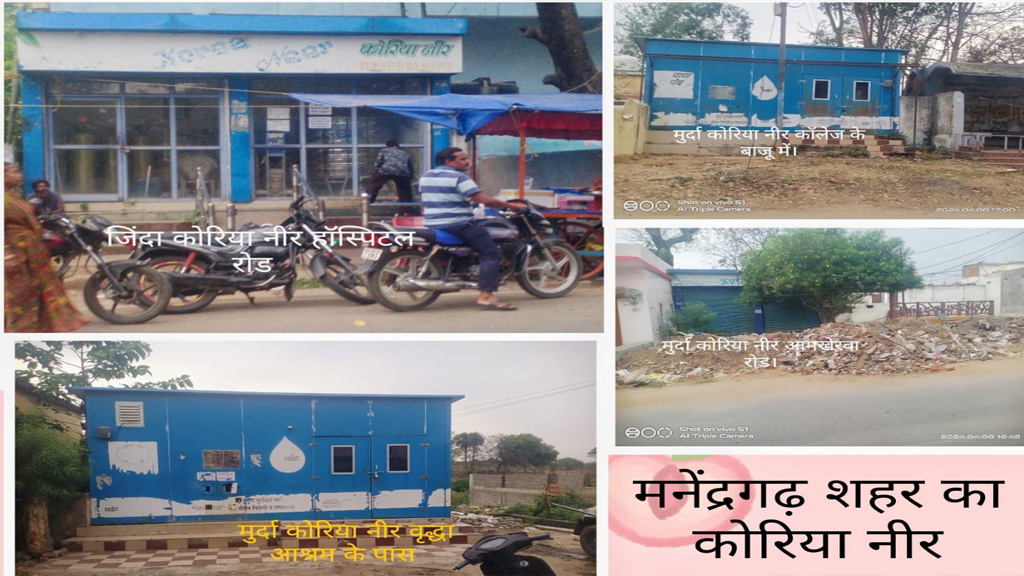 मनेंद्रगढ़ शहर में केवल एक ही कोरिया नीर जिंदा बाकि