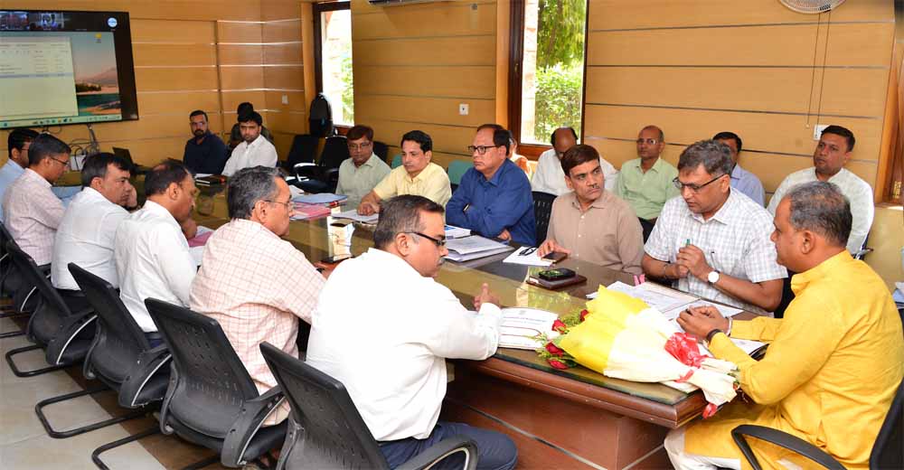 राजस्व एवं उपनिवेशन विभाग की समीक्षा बैठक राजस्थान फार्मर रजिस्ट्री