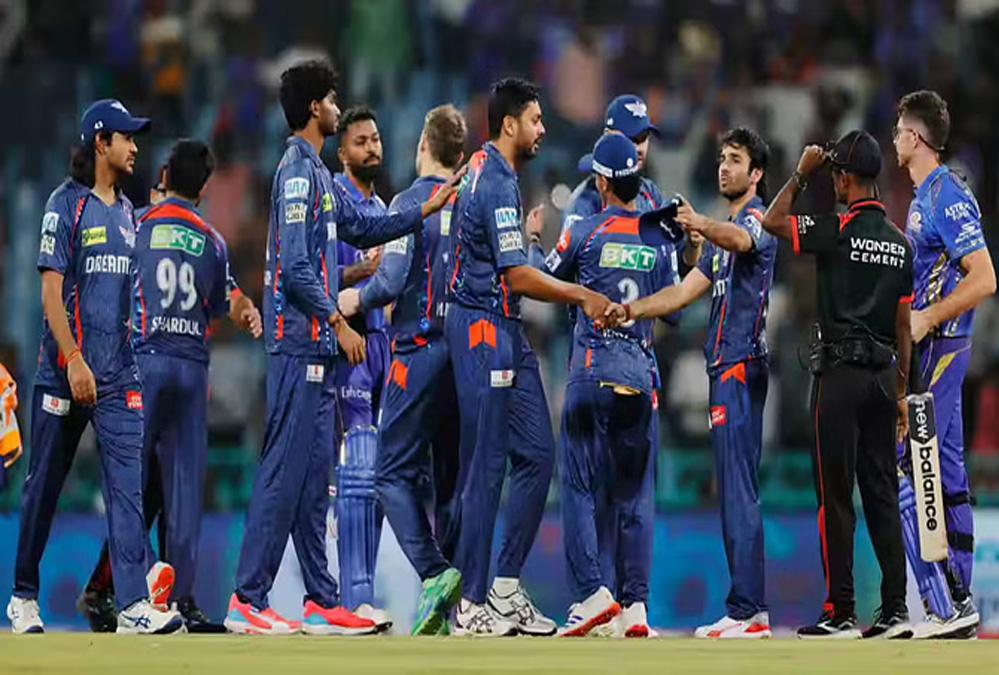 रोमांचक मैच में जीती लखनऊ मुंबई की तीसरी हार आवेश