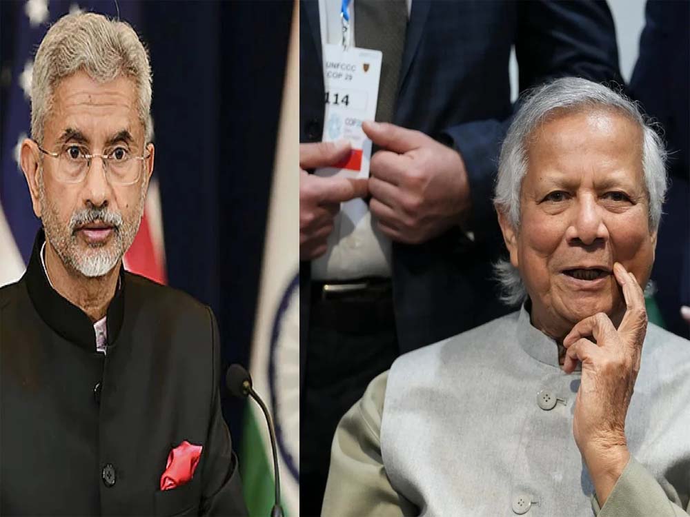 विदेश मंत्री एस जयशंकर ने मोहम्मद यूनुस को पढ़ाया भूगोल
