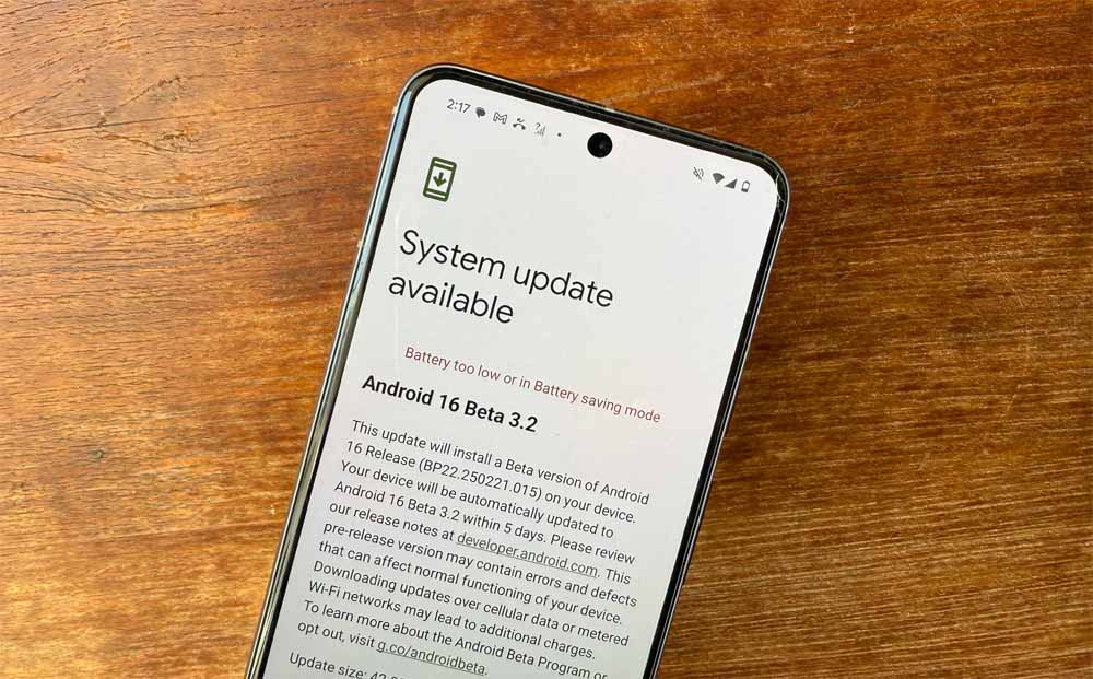 Google ने रिलीज किया Android 16 का Beta 32 वर्जन
