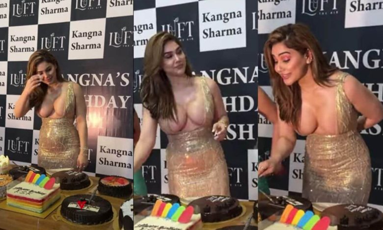 Kangana Sharma ने पहनी इतनी ज्यादा रिवीलिंग ड्रेस, पैपराजी के सामने हुईं अनकंफर्टेबल 1 Kangana Sharma ने पहनी इतनी ज्यादा रिवीलिंग ड्रेस पैपराजी के