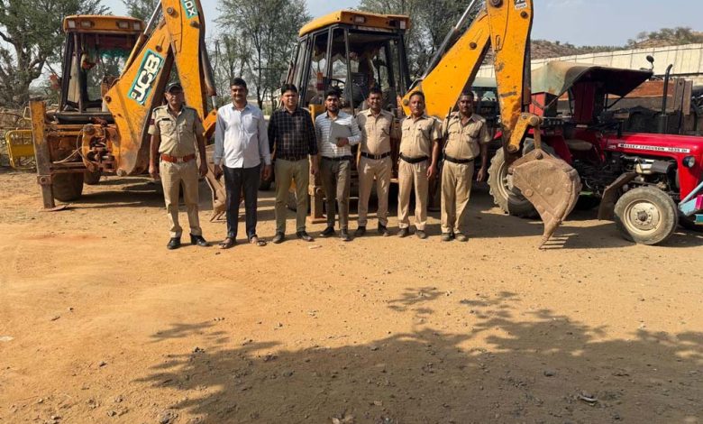 अवैध खनन गतिविधियों के खिलाफ गत सप्ताह में 314 कार्रवाई