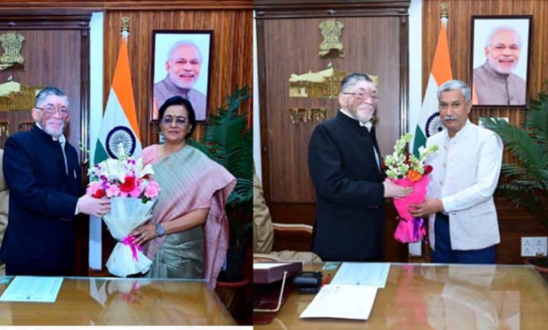 कोल्हान यूनिवर्सिटी की कुलपति एवं BBMKU के कुलपति ने राजभवन में राज्यपाल से की भेंट 1 कोल्हान यूनिवर्सिटी की कुलपति एवं BBMKU के कुलपति ने राजभवन