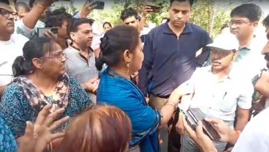 खंडवा में जलसंकट राजमार्ग पर पानी के लिए लोगों ने