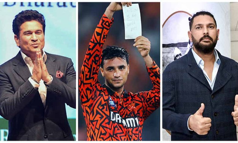 गुरु युवराज से लेकर तेंदुलकर तक ने शतकवीर अभिषेक को