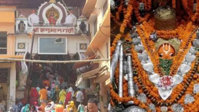 जयश्रीराम जय हनुमान के जयकारों से हनुमान गढ़ी उमड़े श्रद्धालु