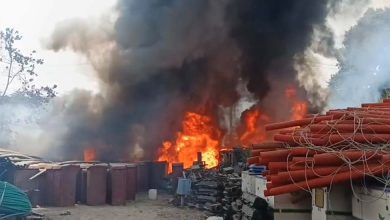 जालंधर सिटी रेलवे स्टेशन के पास स्थित रेलवे के सिग्नल