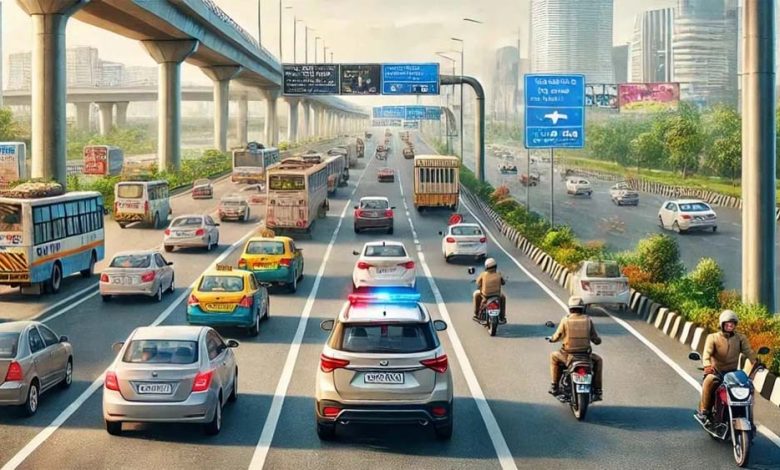 दिल्ली एनसीआर में भारी वाहनों की आवाजाही पर लगाई गई रोक