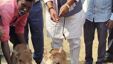 पशुपालन राज्य मंत्री पटेल ने किया पुंगनूर संरक्षण एवं अनुसंधान
