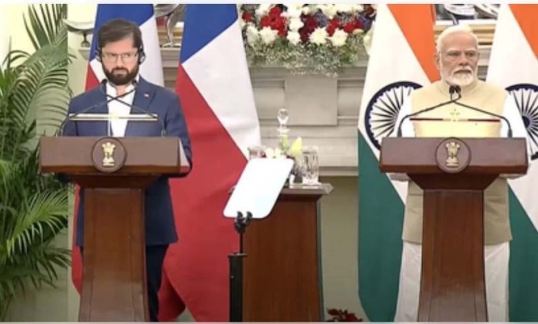 प्रधानमंत्री मोदी ने कहा- भारत और चिली इस बात पर सहमत हैं कि सभी विवादों को बातचीत के जरिए सुलझाया जाना चाहिए 1 प्रधानमंत्री मोदी ने कहा भारत और चिली इस बात पर