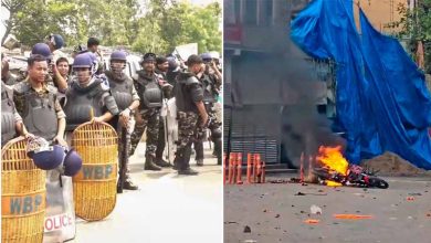 बंगाल में नहीं थम रही हिंसा की आग भारी