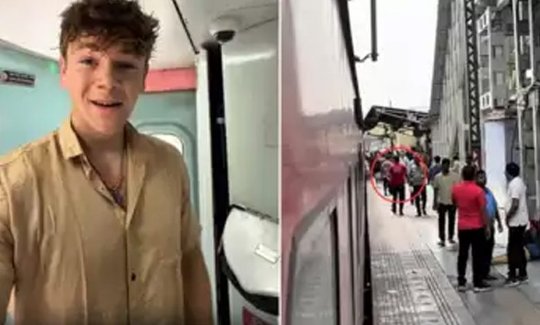 ब्रिटिश व्लॉगर भारतीय रेल में इस काम का दीवाना हुआ