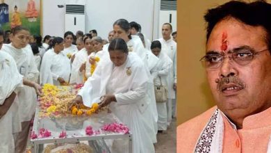 मुख्यमंत्री भजनलाल ने ब्रह्माकुमारी विश्वविद्यालय की प्रमुख राजयोगिनी दादी रतनमोहिनी