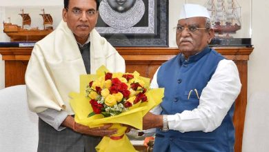 राज्यपाल की केंद्रीय श्रम एवं रोजगार मंत्री डॉ मनसुख मांडविया