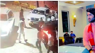 विधायक के बेटे रुद्राक्ष द्वारा मंदिर पर पुजारी से मारपीट