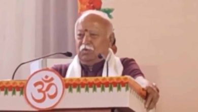 संघ प्रमुख मोहन भागवत ने केशव भवन प्रवेशोत्सव कार्यक्रम का