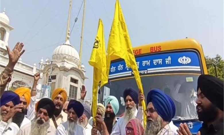 सिख श्रद्धालुओं का जत्था पाकिस्तान के लिए रवाना हुआ कल