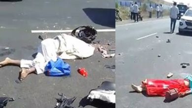 सुसनेर में आमने सामने दो बाइकों की भिड़ंत में 4
