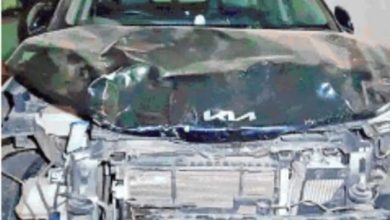 सोमती नदी के पास से गुजरे तो वाहन अनियंत्रित होकर