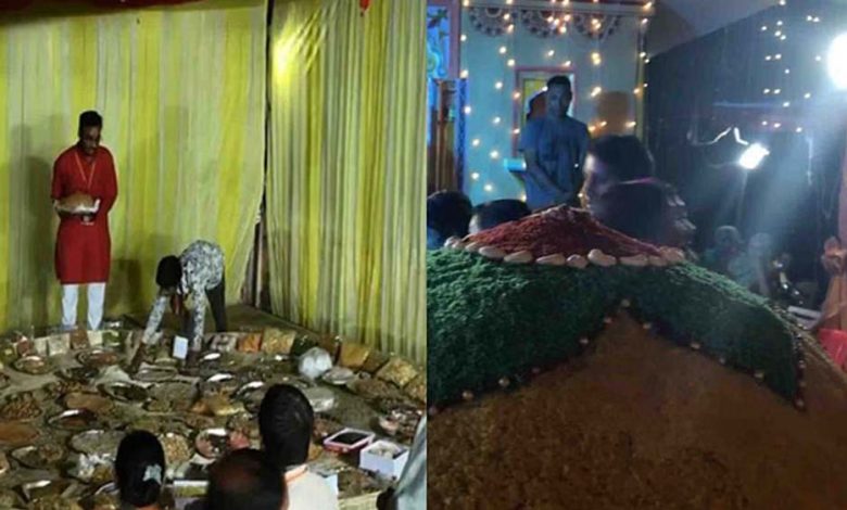 हनुमान जन्मोत्सव पर पचमठा मंदिर में धूम, 56 भोग से सजी महाथाली, तैयार हुआ पांच हजार किलो का लड्डू 1 हनुमान जन्मोत्सव पर पचमठा मंदिर में धूम 56 भोग से