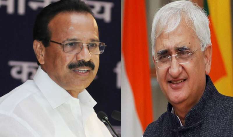 अनुच्छेद 370 पर सलमान खुर्शीद को मिला BJP नेता गौड़ा